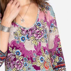 Johnny Was Boho Print Dress, Ledona, Large